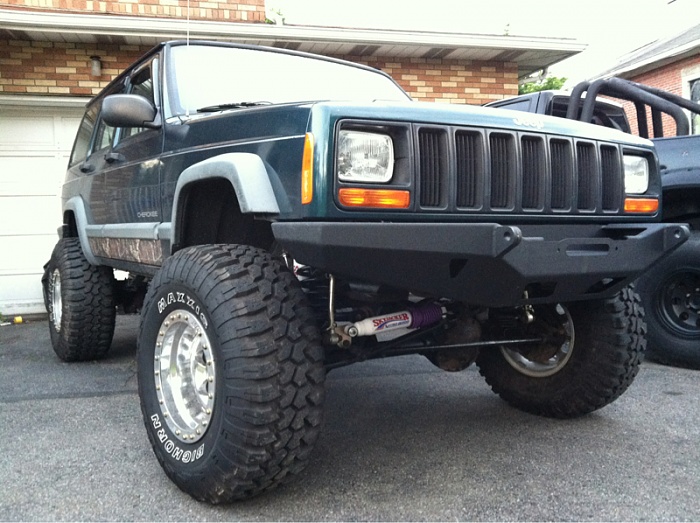 Jeep cherokee front bumper mount #4