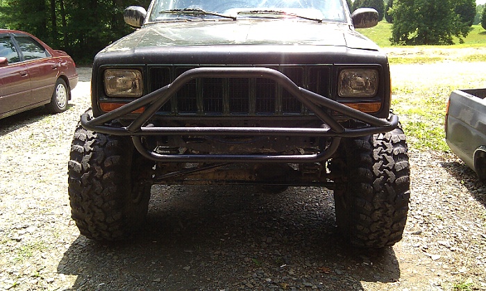 Jeep cherokee front tube bumper
