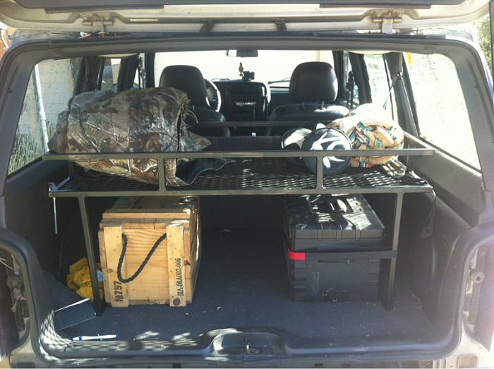 Jeep rear cargo rack #5