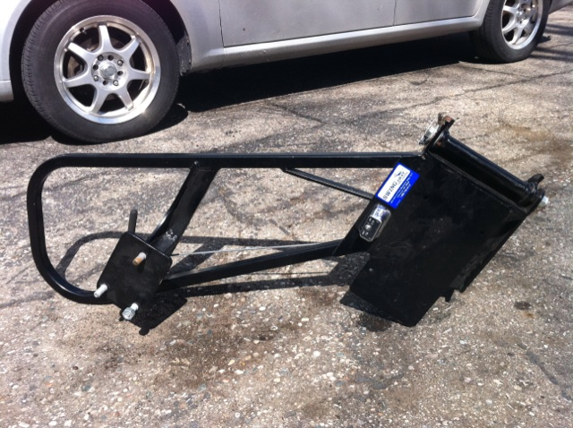 Jeep cherokee oem spare tire carrier #2