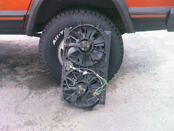 Jeep cherokee electric fans