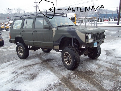 Cb antenna mount jeep cherokee #3