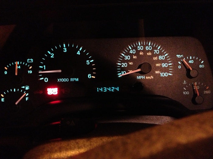 1999 Jeep grand cherokee oil pressure gauge