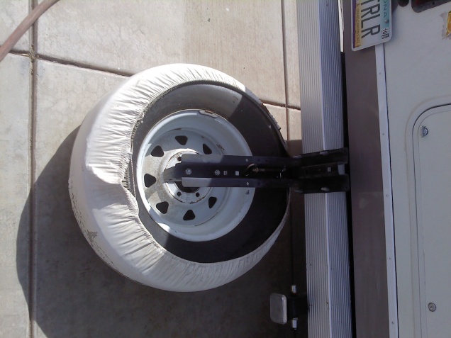 Homemade tire carrier jeep cherokee #2