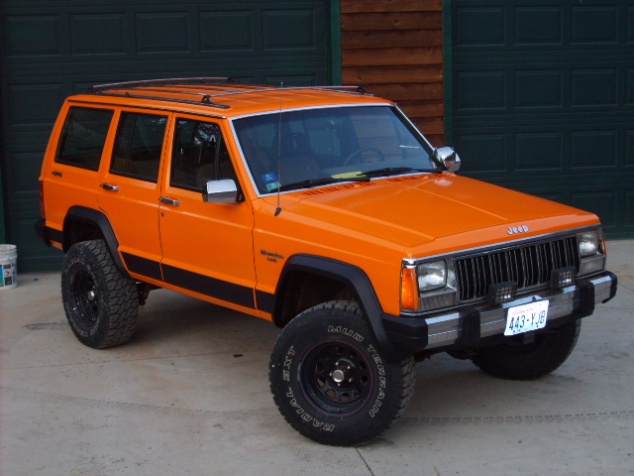 1989 Jeep cherokee paint colors
