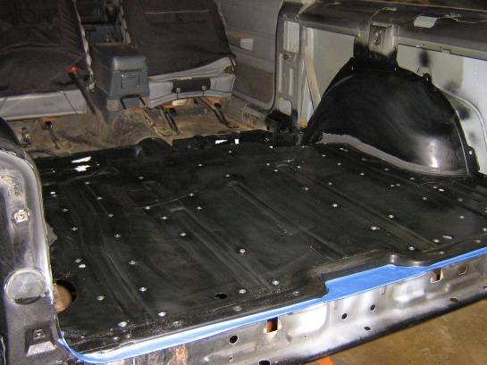 Jeep cherokee trunk floor pan
