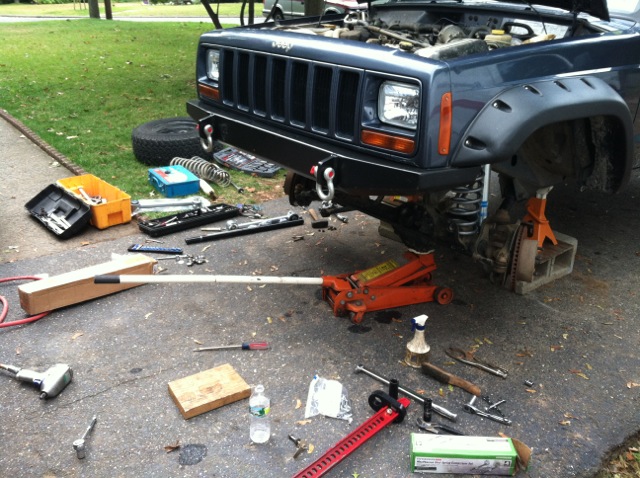 Jeep cherokee steering stabilizer bolt