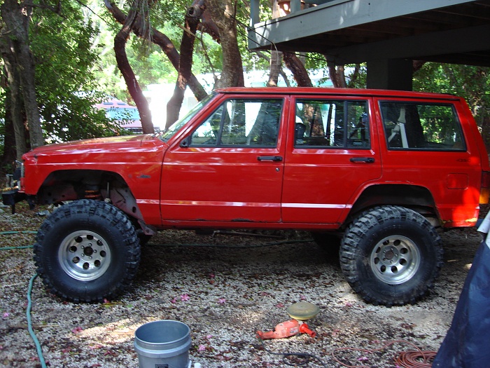 93 Cherokee xj WOW thats RED Jeep Cherokee Forum