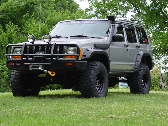 Jeep cherokee 3 lift tire size #3