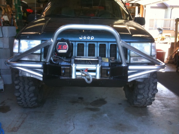 Jeep cherokee bumper/winch #2