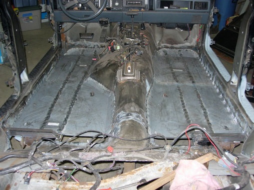 Replacing floor pan in jeep cherokee #4