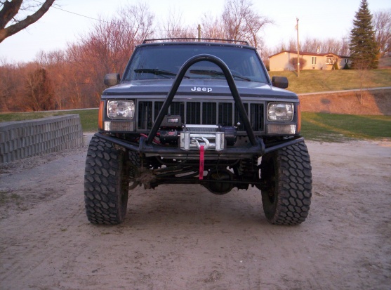Jeep cherokee front tube bumper #4