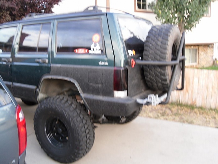 Jeep cherokee spare tire carrier #1