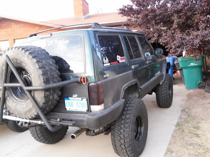 Jeep xj spare tire carrier #1