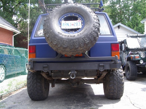 Homemade jeep rear bumper #4