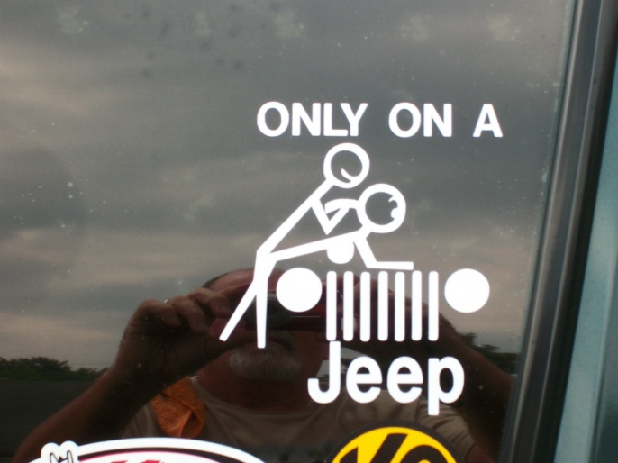 Funny jeep bumper stickers