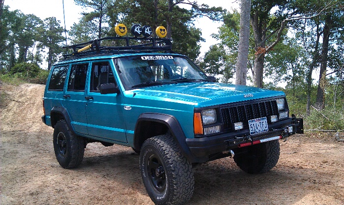 Jeep cherokee turquoise #1