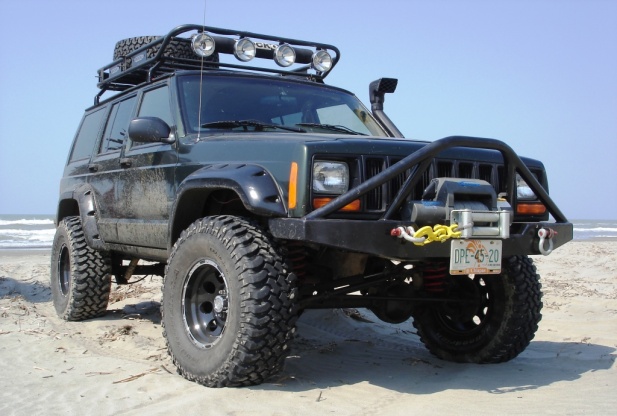 Custom jeep cherokee bumpers