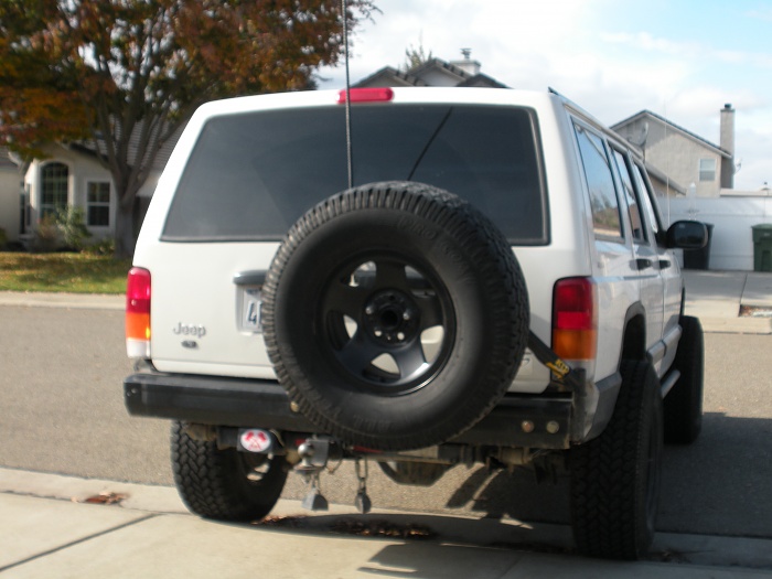 Jeep cherokee spare tire carrier #5
