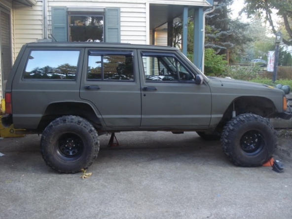 Flat black cherokee jeep #3