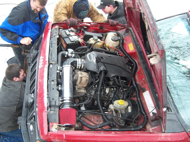Jeep cherokee xj v8 engine swap #4