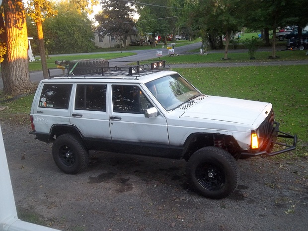 Jeep cherokee roof spare tire