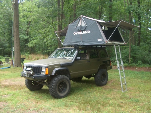 Jeep cherokee camping tent