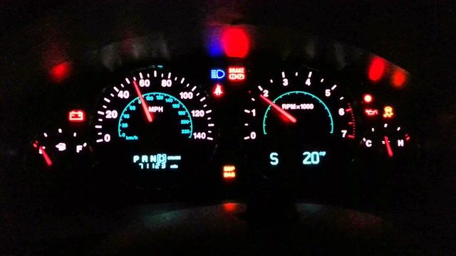 Jeep Cherokee and Jeep Grand Cherokee 1984-2004: Warning Lights