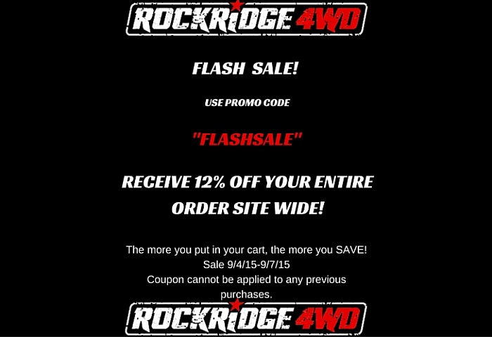 **Flash Weekend Sale** Rockridge4wd.com Only!-flash_weekend_sale.jpg