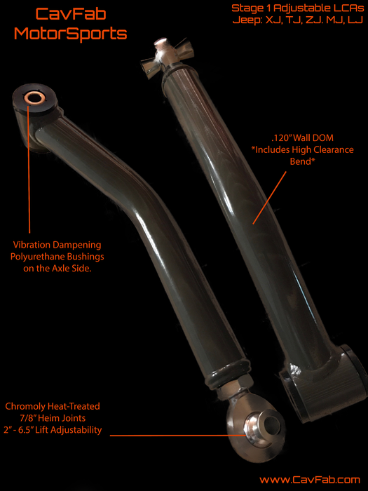 CavFab Stage 1 Adjustable Control Arms-stage1shorts.png