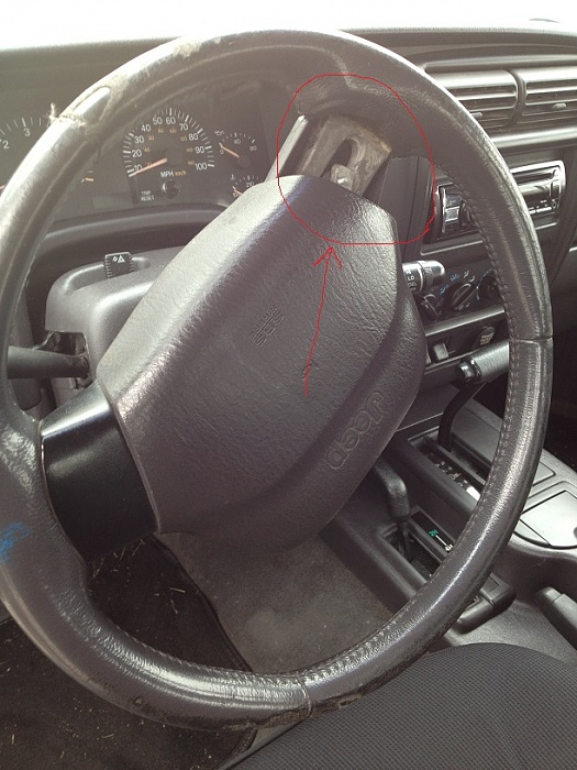 Steering Wheel Blank cruise control cover for a 2000 cherokee-part-needed.jpg