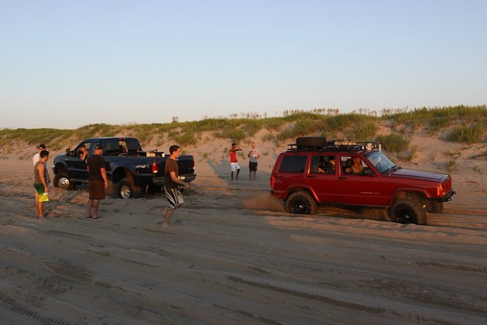 Oregon Inlet Beach Run-f350-stuck.jpg