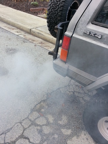Jeep grand cherokee white smoke from exhaust