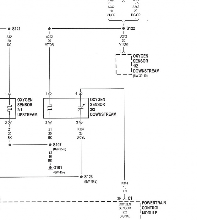 1997 Jeep XJ Sport Downstream o2 sensor connection-downstream-02-schematic-closeup.jpg