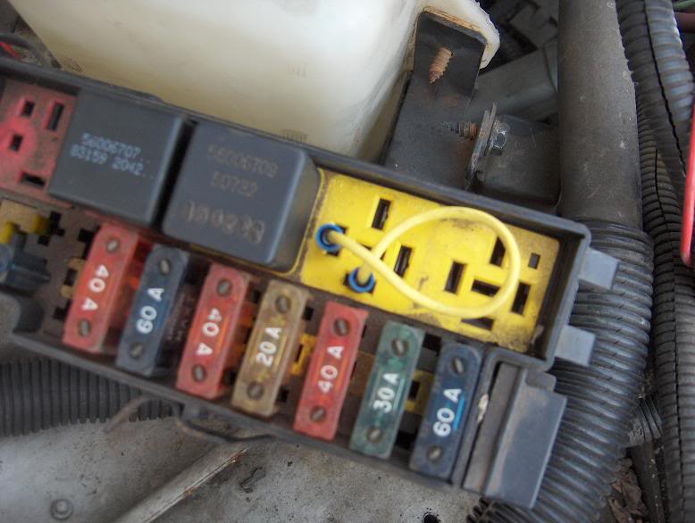 only can start jeep with jumping starter relay…HELP - Jeep ... 1990 yj heater wiring diagram 