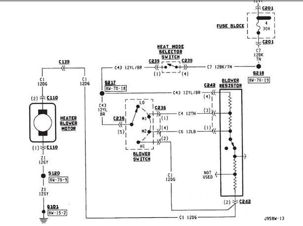 Help with blower control switch - Jeep Cherokee Forum