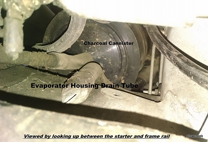Troubleshooting Intermittent Blower Motor (Researched and Stumped)-evaporator-drain-hose.jpg