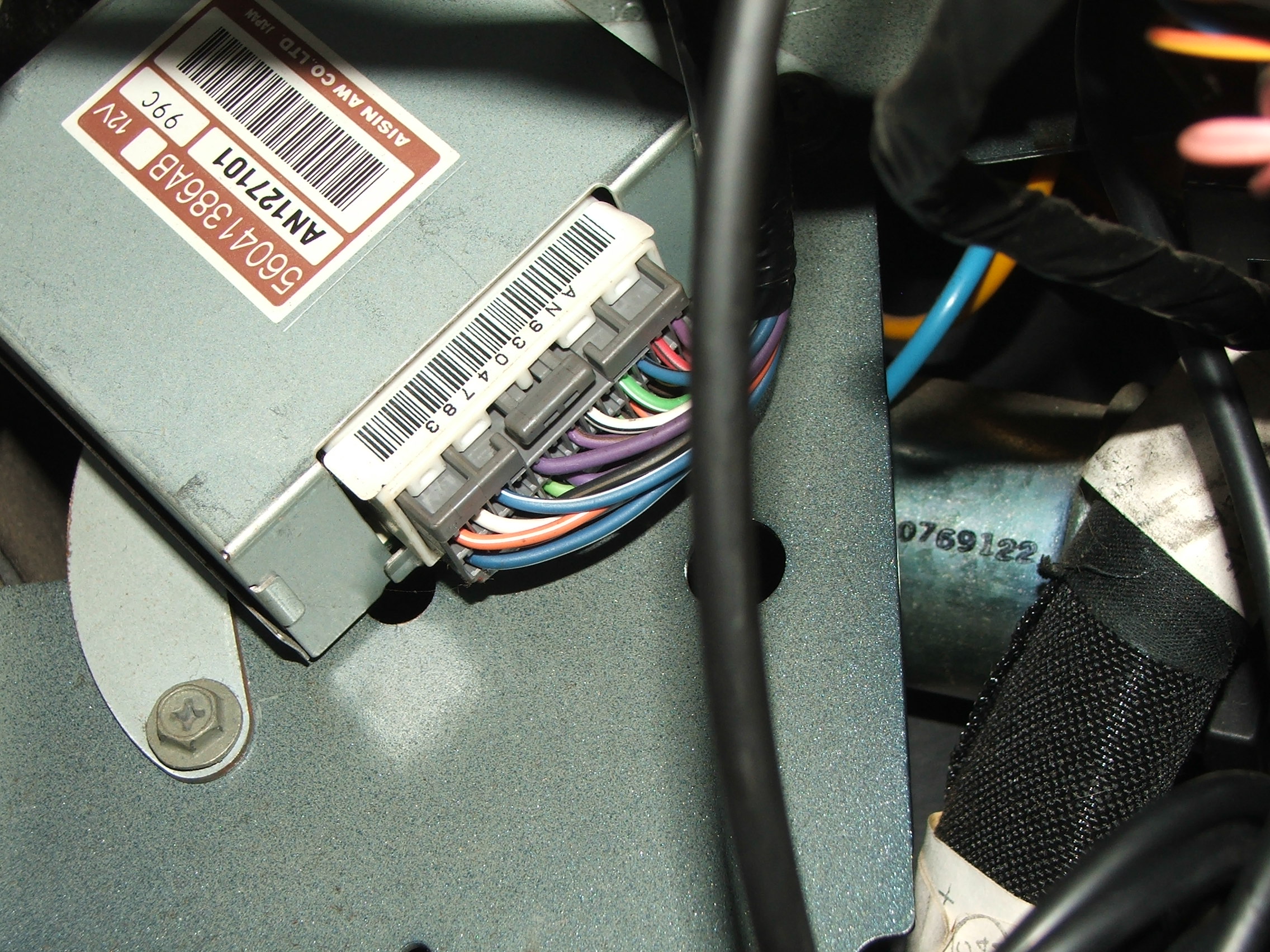 Transmission Control Module Location on 2000 Jeep Cherokee 