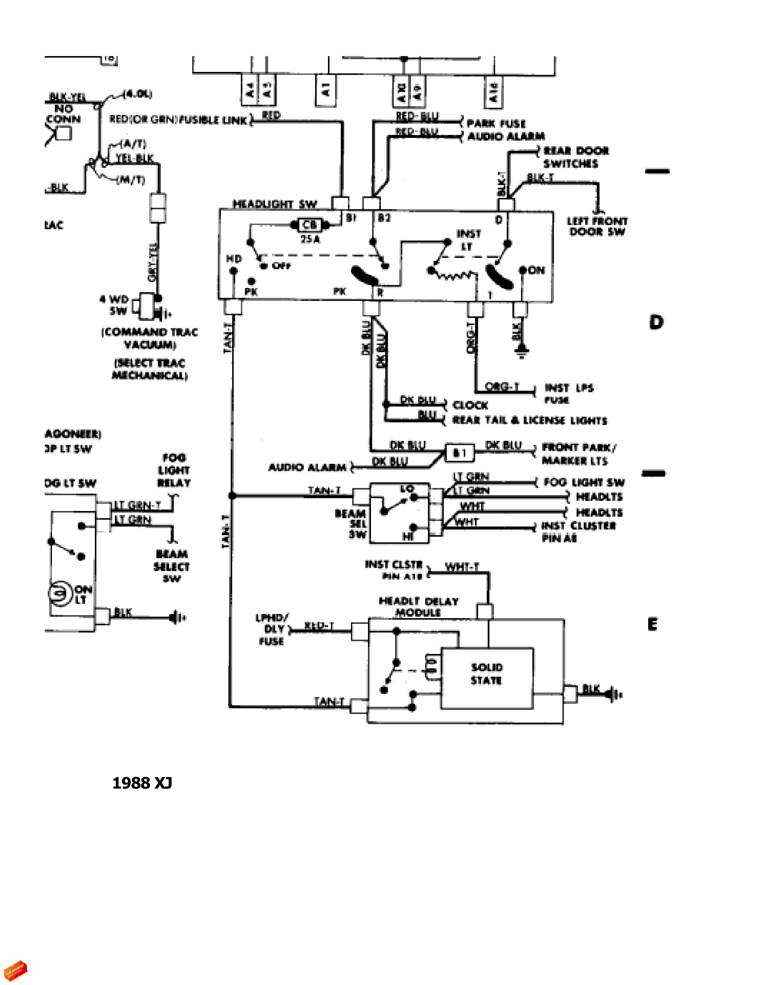 In need of wiring diagram. - Jeep Cherokee Forum