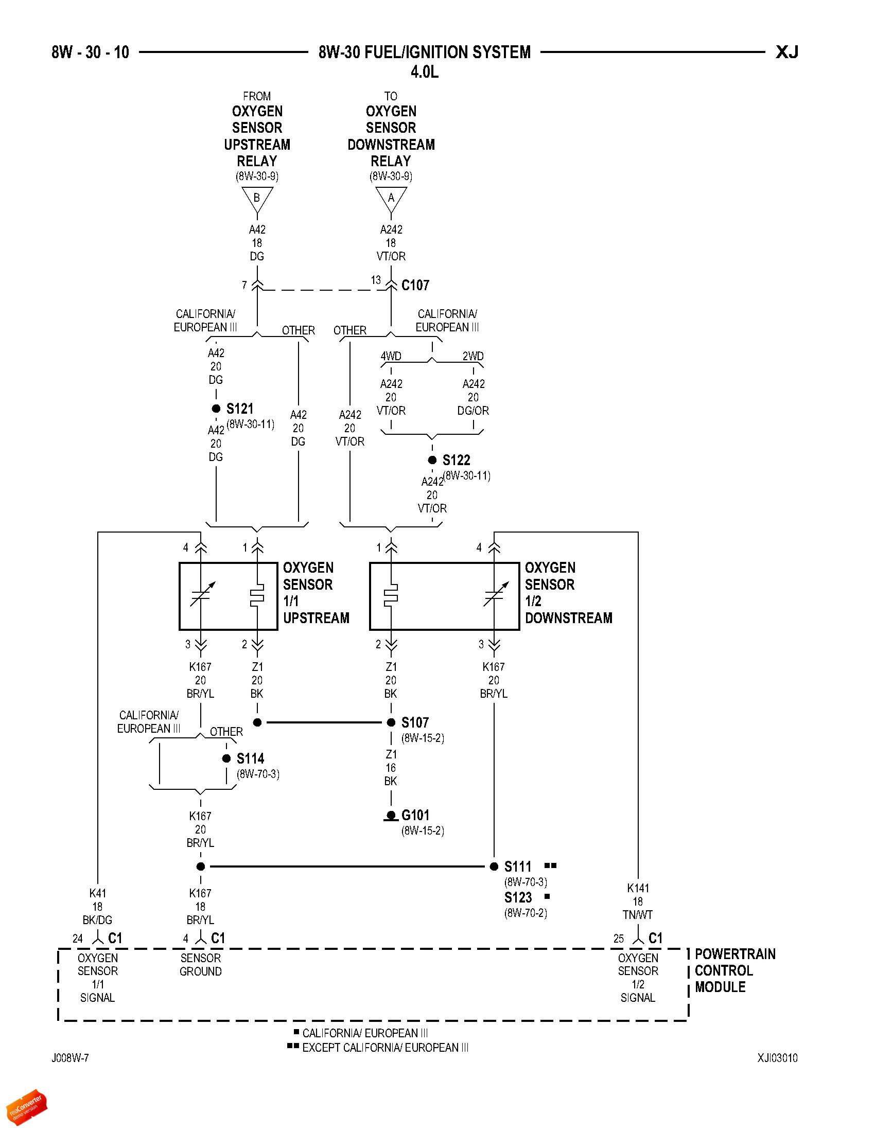 '01 Cherokee o2 sensor/engine wiring diagram? - Jeep Cherokee Forum