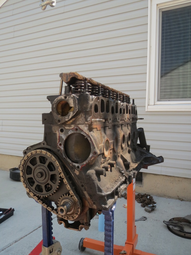 Jeep Cherokee 2000 4.0L Engine Installation with pictures - Jeep