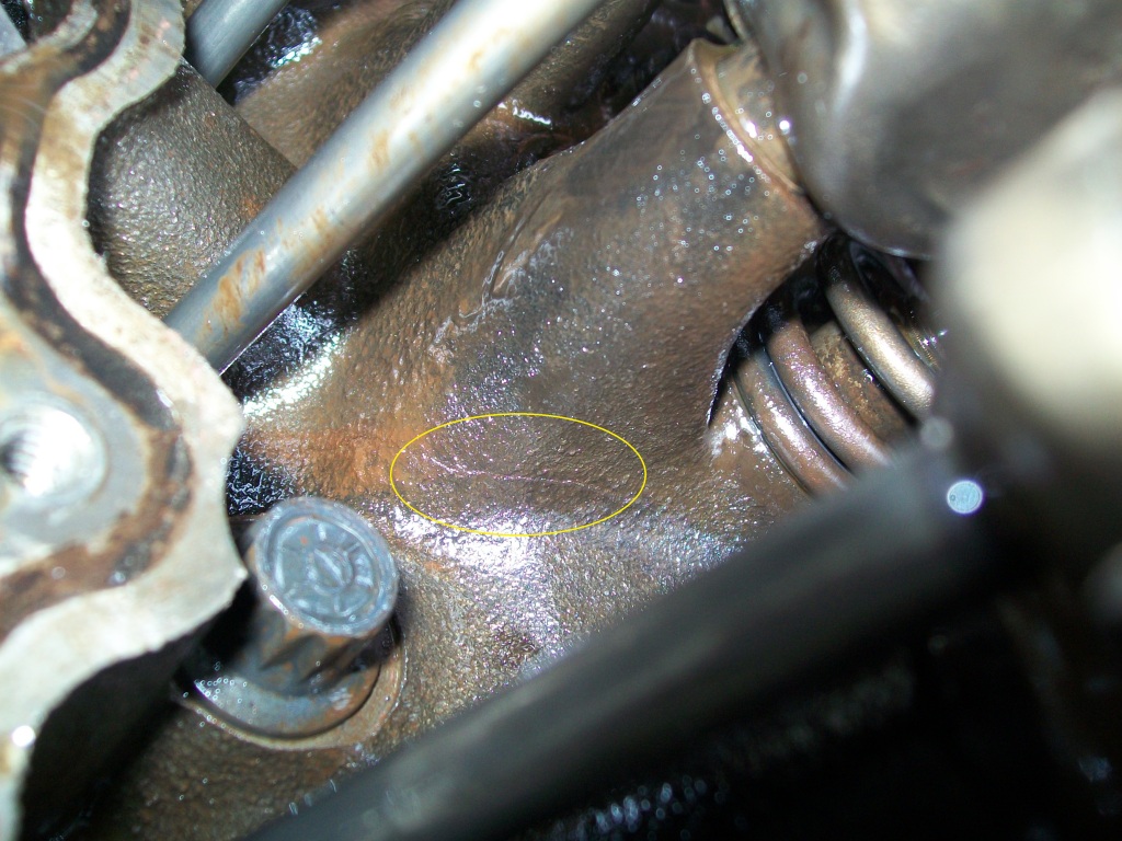 suspect cracked cylinder head. yes its a 0331 - Jeep Cherokee Forum