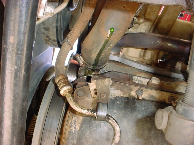 leaking coolant from behind harmonic balancer - Jeep Cherokee Forum