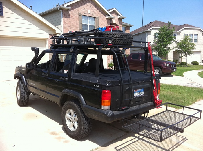 Full size rack on chopped xj with ladder....-image-2186967221.jpg