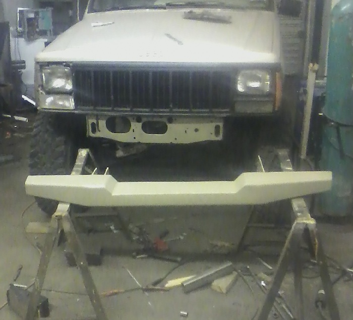 What did you do to your XJ today??-painted-bumper.jpg