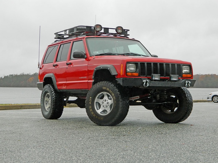 Project learn as I go budget build another red xj all of the above build-front-view-.jpg