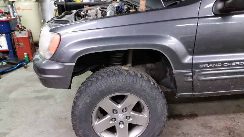 JK rubicon wheel and tires on a WJ - Jeep Cherokee Forum