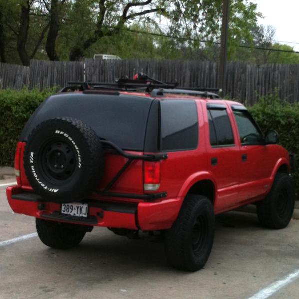 s10 blazer spare tire carrier.