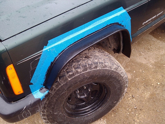 100 Or Less Homemade Fender Flares Jeep Cherokee Forum