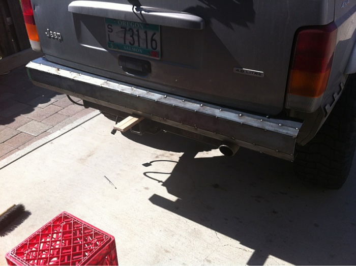 Custom built rear bumper and tire carrier-image-842476105.jpg